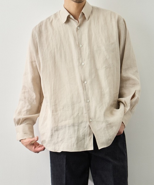 MARKAWARE/マーカウェア】COMFORT FIT SHIRT/HEMP（シャツ/ブラウス