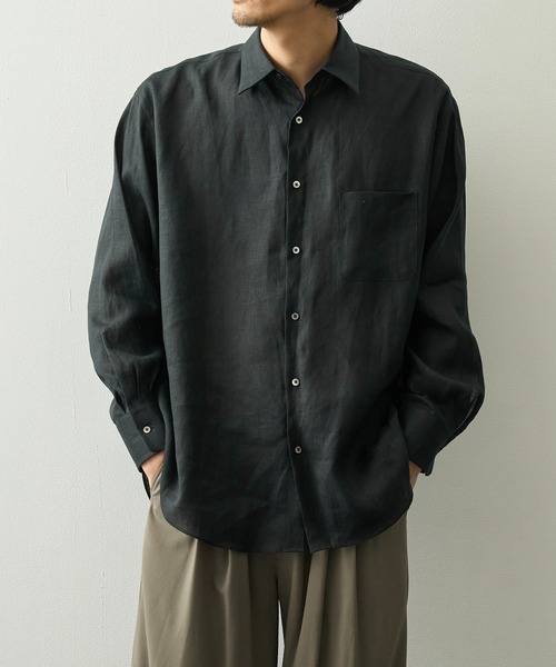 MARKAWARE/マーカウェア】COMFORT FIT SHIRT/HEMP（シャツ/ブラウス