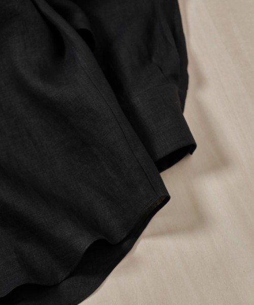 markaware(マーカウェア)の「【MARKAWARE/マーカウェア】COMFORT FIT SHIRT/HEMP(シャツ/ブラウス・メンズ・ブラック/ベージュ・2/1)」の5枚目の写真