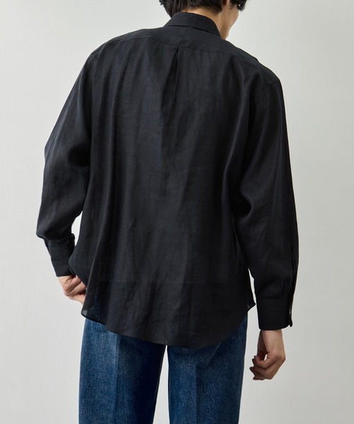 markaware(マーカウェア)の「【MARKAWARE/マーカウェア】COMFORT FIT SHIRT/HEMP(シャツ/ブラウス・メンズ・ブラック/ベージュ・2/1)」の17枚目の写真