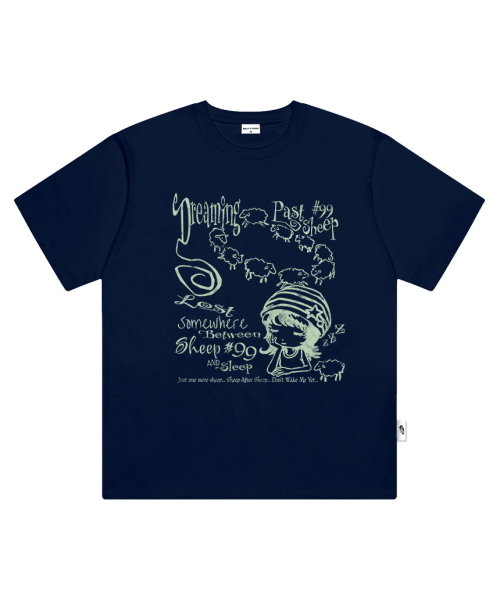 ESCAPEFROM(エスケープフロム)の「ドリーミングシッププリントオーバーサイズ半袖Tシャツブラック(Tシャツ/カットソー・レディース・その他・SMALL/MEDIUM/LARGE)」の5枚目の写真