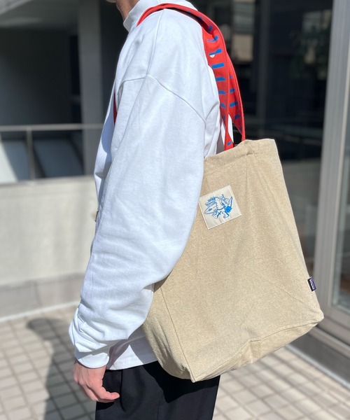 patagonia(パタゴニア)の「【Patagonia】パタゴニア Recycled Market Tote リサイクル マーケット トートバック(トートバッグ・レディース・ベージュ系その他/レッド・FREE)」の3枚目の写真