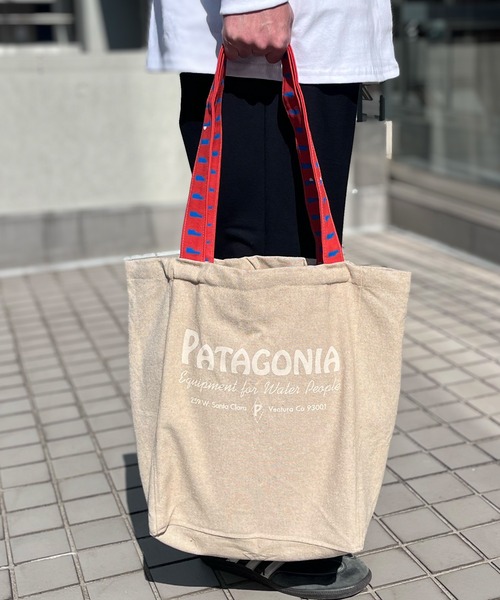 patagonia(パタゴニア)の「【Patagonia】パタゴニア Recycled Market Tote リサイクル マーケット トートバック(トートバッグ・レディース・ベージュ系その他/レッド・FREE)」の11枚目の写真