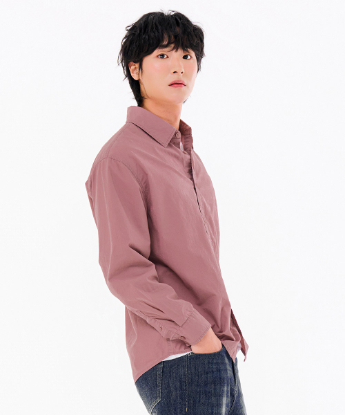 CHASECULT(チェイスカルト)の「メンズピグメントシャツ-FARK5432B0P(シャツ/ブラウス・メンズ・ピンク・100/95/105)」の3枚目の写真