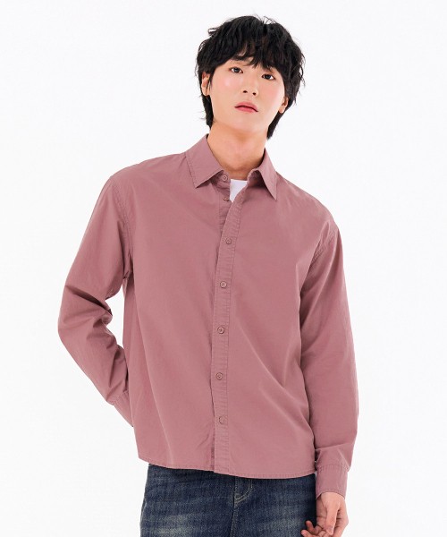 CHASECULT(チェイスカルト)の「メンズピグメントシャツ-FARK5432B0P(シャツ/ブラウス・メンズ・ピンク・100/95/105)」の2枚目の写真