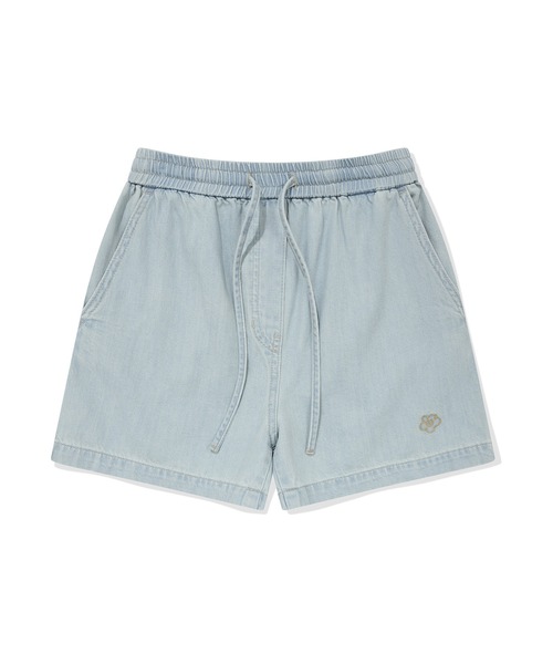 Wacky WiLLy(ワッキーウィリー)の「WOMEN'S LOW ONS DENIM SHORTS (SET)(デニムパンツ・レディース・ライトブルー/ブルー・SMALL/MEDIUM)」の1枚目の写真
