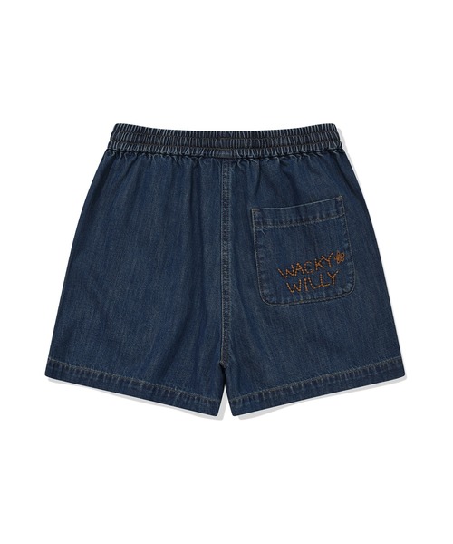 Wacky WiLLy(ワッキーウィリー)の「WOMEN'S LOW ONS DENIM SHORTS (SET)(デニムパンツ・レディース・ライトブルー/ブルー・SMALL/MEDIUM)」の9枚目の写真