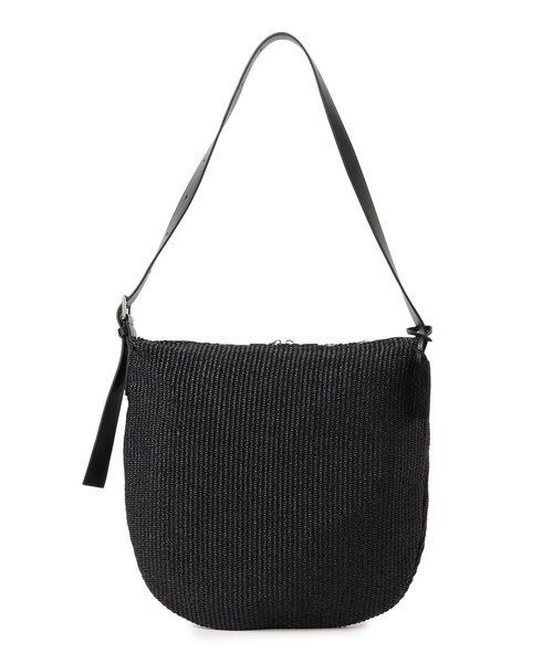 BEAMS(ビームス)の「レザー ワンショルダーバッグ(ショルダーバッグ・メンズ・ナチュラル/ブラック・ONE SIZE)」の2枚目の写真