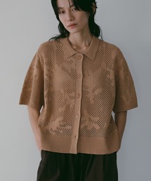 anuke(�A���k�[�N)��Mesh Pattern Knit(T�V���c/�J�b�g�\�[)