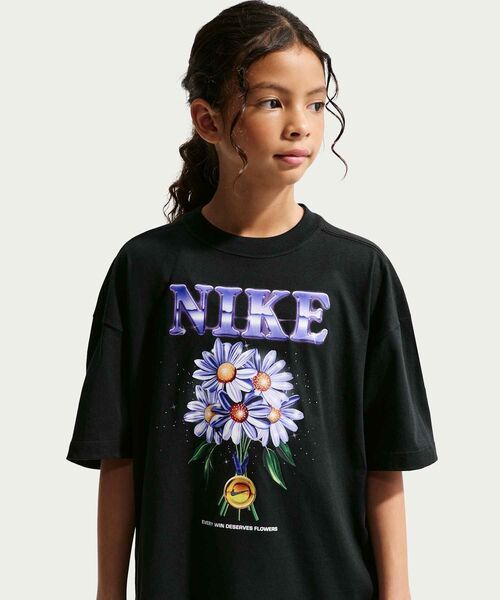 ナイキ スポーツウェア ジュニア (ガールズ) オーバーサイズド Tシャツ