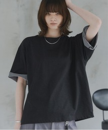 Confirm（コンファーム）の「Turn-Up Sleeve T-Shirt   2wayスリーブTシャツ 折り返し メンズ レディース ユニセックス（Tシャツ/カットソー）」