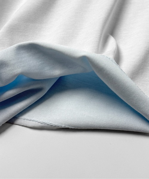 Confirm(コンファーム)の「Turn-Up Sleeve T-Shirt / 2wayスリーブTシャツ 折り返し メンズ レディース ユニセックス(Tシャツ/カットソー・メンズ・グリーン/グレー/スカイブルー・L/M/S)」の4枚目の写真