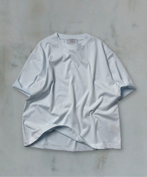 Confirm(コンファーム)の「Turn-Up Sleeve T-Shirt / 2wayスリーブTシャツ 折り返し メンズ レディース ユニセックス(Tシャツ/カットソー・メンズ・グリーン/グレー/スカイブルー・L/M/S)」の7枚目の写真