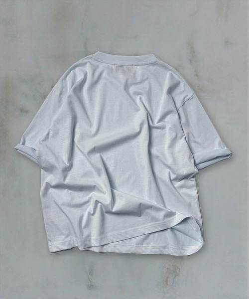 Confirm(コンファーム)の「Turn-Up Sleeve T-Shirt / 2wayスリーブTシャツ 折り返し メンズ レディース ユニセックス(Tシャツ/カットソー・メンズ・グリーン/グレー/スカイブルー・L/M/S)」の8枚目の写真