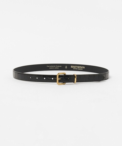 BEAUTY&YOUTH UNITED ARROWS(ビューティーアンドユースユナイテッドアローズ)の「エンボス ベルト 25mm(ベルト・メンズ・ブラック・34inch/36inch/30inch/32inch)」の2枚目の写真