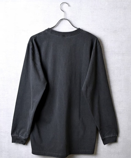 WBSB（ダブルビーエスビー）の「WBSB/ダブルビーエスビー Fave L/S TEE クルーネック ロングスリーブTシャツ メンズ 秋 秋服 2026年秋冬（Tシャツ/カットソー・メンズ・ホワイト/ライトブルー/ブラック・M/L/XL）」の5枚目の写真