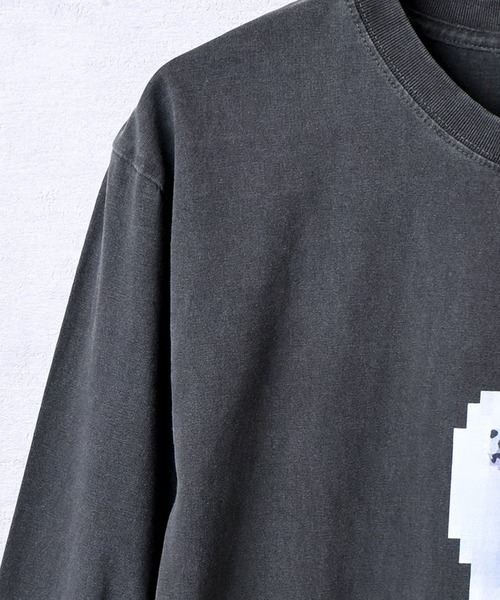 WBSB（ダブルビーエスビー）の「WBSB/ダブルビーエスビー Fave L/S TEE クルーネック ロングスリーブTシャツ メンズ 秋 秋服 2026年秋冬（Tシャツ/カットソー・メンズ・ホワイト/ライトブルー/ブラック・M/L/XL）」の8枚目の写真