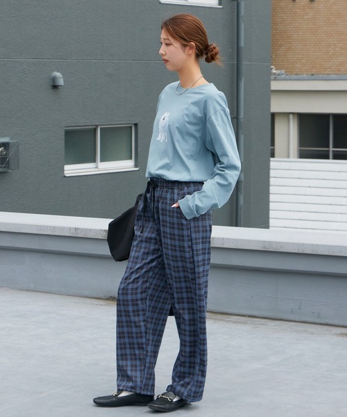 WBSB（ダブルビーエスビー）の「WBSB/ダブルビーエスビー Fave L/S TEE クルーネック ロングスリーブTシャツ メンズ 秋 秋服 2026年秋冬（Tシャツ/カットソー・メンズ・ホワイト/ライトブルー/ブラック・M/L/XL）」の17枚目の写真
