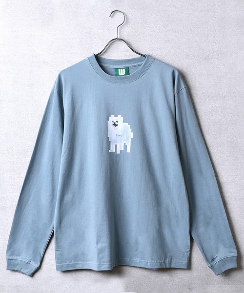 WBSB（ダブルビーエスビー）の「WBSB/ダブルビーエスビー Fave L/S TEE クルーネック ロングスリーブTシャツ メンズ 秋 秋服 2026年秋冬（Tシャツ/カットソー・メンズ・ホワイト/ライトブルー/ブラック・M/L/XL）」の12枚目の写真