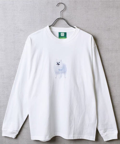 WBSB（ダブルビーエスビー）の「WBSB/ダブルビーエスビー Fave L/S TEE クルーネック ロングスリーブTシャツ メンズ 秋 秋服 2026年秋冬（Tシャツ/カットソー・メンズ・ホワイト/ライトブルー/ブラック・M/L/XL）」の20枚目の写真