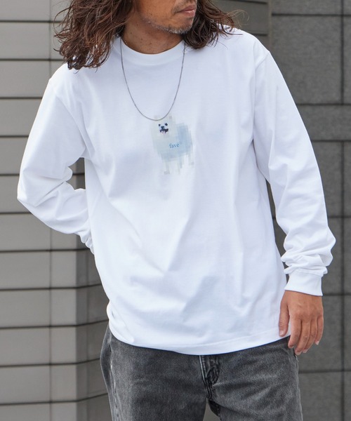 WBSB（ダブルビーエスビー）の「WBSB/ダブルビーエスビー Fave L/S TEE クルーネック ロングスリーブTシャツ メンズ 秋 秋服 2026年秋冬（Tシャツ/カットソー・メンズ・ホワイト/ライトブルー/ブラック・M/L/XL）」の21枚目の写真