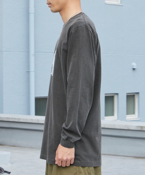 WBSB（ダブルビーエスビー）の「WBSB/ダブルビーエスビー Fave L/S TEE クルーネック ロングスリーブTシャツ メンズ 秋 秋服 2026年秋冬（Tシャツ/カットソー・メンズ・ホワイト/ライトブルー/ブラック・M/L/XL）」の18枚目の写真