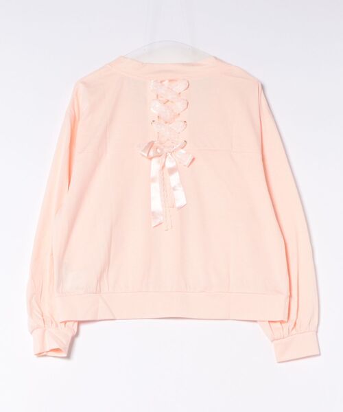 Secret Honey(シークレットハニー)の「後ろレースアップカットソーカーディガン(カーディガン/ボレロ・レディース・ブラック/ピンク/オフホワイト・FREE)」の13枚目の写真