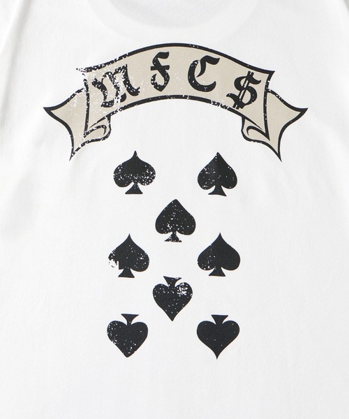 MFC STORE(エムエフシーストア)の「MFC STORE ORIGINAL 8 SPADE S/S TEE(Tシャツ/カットソー・メンズ・ブラック/ホワイト・S/M/L/XL/XXL)」の4枚目の写真