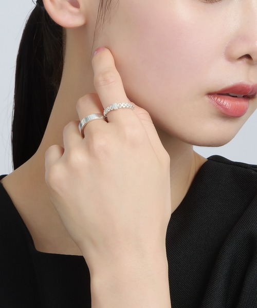 festaria bijou SOPHIA(フェスタリアビジュソフィア)の「SV925 ダイヤモンド リング(リング・レディース・シルバー・13号/11号/15号)」の3枚目の写真