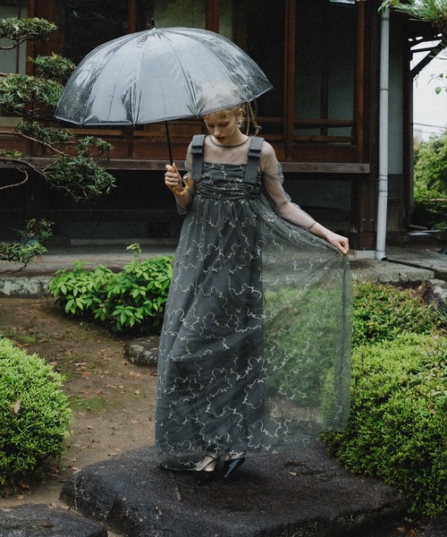 et.UNiVER(エトユニベール)の「Ribbon tulle dress(ドレス・レディース・テラコッタ/ブラック/グレー・SMALL/MEDIUM/LARGE)」の19枚目の写真