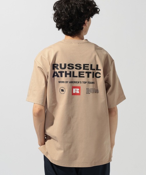 Russell Athletic(ラッセルアスレティック)の「【Russell Athletic】別注STRETCH JERSEY S/S POCKET TEE(Tシャツ/カットソー・メンズ・グレー/チャコール/ホワイト/ベージュ・MEDIUM/LARGE)」の4枚目の写真