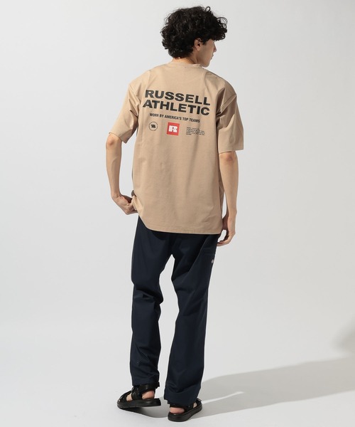 Russell Athletic(ラッセルアスレティック)の「【Russell Athletic】別注STRETCH JERSEY S/S POCKET TEE(Tシャツ/カットソー・メンズ・グレー/チャコール/ホワイト/ベージュ・MEDIUM/LARGE)」の20枚目の写真