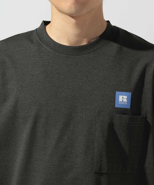 Russell Athletic(ラッセルアスレティック)の「【Russell Athletic】別注STRETCH JERSEY S/S POCKET TEE(Tシャツ/カットソー・メンズ・グレー/チャコール/ホワイト/ベージュ・MEDIUM/LARGE)」の13枚目の写真