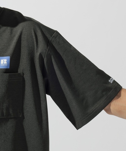 Russell Athletic(ラッセルアスレティック)の「【Russell Athletic】別注STRETCH JERSEY S/S POCKET TEE(Tシャツ/カットソー・メンズ・グレー/チャコール/ホワイト/ベージュ・MEDIUM/LARGE)」の15枚目の写真