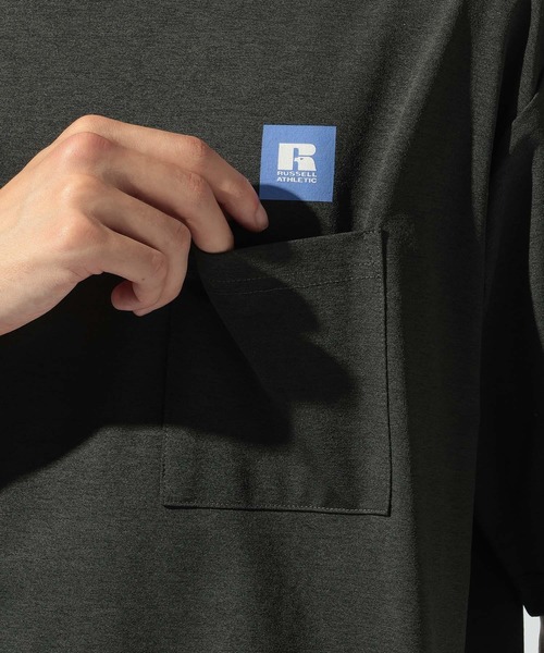 Russell Athletic(ラッセルアスレティック)の「【Russell Athletic】別注STRETCH JERSEY S/S POCKET TEE(Tシャツ/カットソー・メンズ・グレー/チャコール/ホワイト/ベージュ・MEDIUM/LARGE)」の17枚目の写真