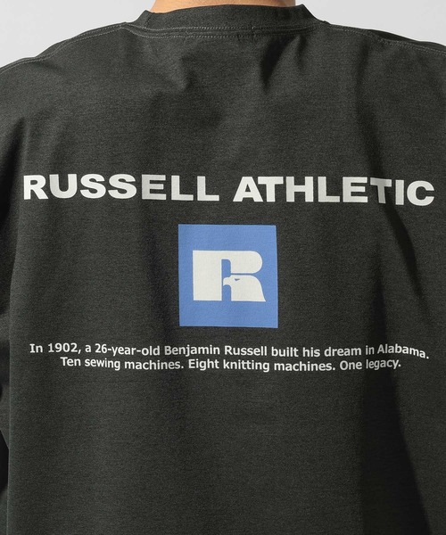 Russell Athletic(ラッセルアスレティック)の「【Russell Athletic】別注STRETCH JERSEY S/S POCKET TEE(Tシャツ/カットソー・メンズ・グレー/チャコール/ホワイト/ベージュ・MEDIUM/LARGE)」の8枚目の写真