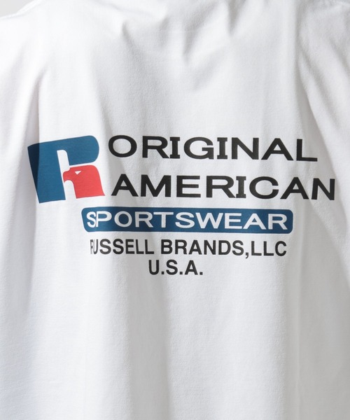 Russell Athletic(ラッセルアスレティック)の「【Russell Athletic】別注STRETCH JERSEY S/S POCKET TEE(Tシャツ/カットソー・メンズ・グレー/チャコール/ホワイト/ベージュ・MEDIUM/LARGE)」の10枚目の写真
