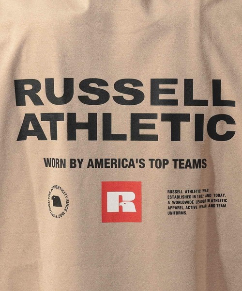 Russell Athletic(ラッセルアスレティック)の「【Russell Athletic】別注STRETCH JERSEY S/S POCKET TEE(Tシャツ/カットソー・メンズ・グレー/チャコール/ホワイト/ベージュ・MEDIUM/LARGE)」の6枚目の写真