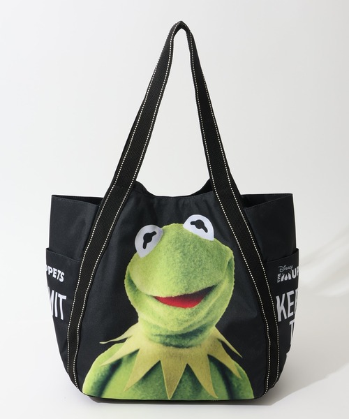 Disney(ディズニー)の「【DISNEY/ディズニー】カーミット アソートデザイン バルーントートバッグ(トートバッグ・メンズ・ブラック系1/ブラック系・FREE)」の4枚目の写真