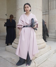 Ameri（アメリ）の「DRAPE COLLAR WOOL RIVER COAT（ダウンジャケット/コート）」