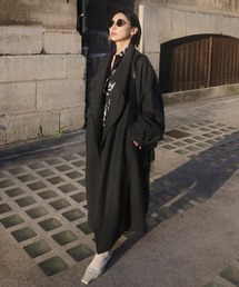 Ameri(�A����)��DRAPE COLLAR WOOL RIVER COAT(�_�E���W���P�b�g/�R�[�g)