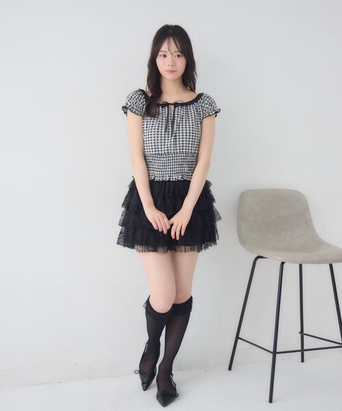 ems excite(エムズエキサイト)の「ウエストシャーリングCT(Tシャツ/カットソー・レディース・ブラック/ライトブルー/ダークブルー・FREE)」の6枚目の写真