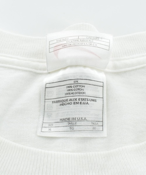 NIKE(ナイキ)の「【USED】90's NIKE “JUST DO IT” ロゴ Tシャツ USA製(Tシャツ/カットソー・メンズ・ホワイト・X-LARGE)」の9枚目の写真