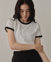 配色リンガーTシャツ