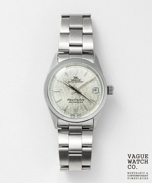 VAGUE WATCH CO. Every-One-Date Silver（アナログ腕時計）｜VAGUE