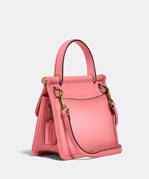 極美品 コーチ ウィリストップハンドル18 キルティング2WAYバッグ ピンク セール】ウィリス トップ ハンドル 18（ショルダーバッグ）｜COACH