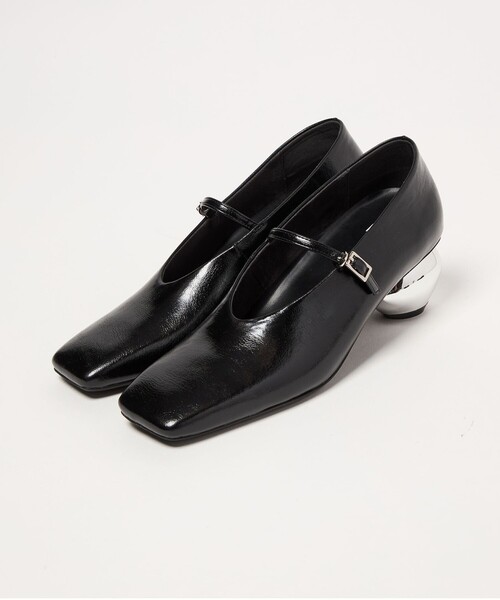 SY UNITED ARROWS(シーユナイテッドアローズ)の「<SY>メタルヒールメリージェーン パンプス50↑(パンプス・レディース・その他1/ブラック/ワインレッド・24cm/23.5cm/23cm/22.5cm/25cm/24.5cm)」の4枚目の写真
