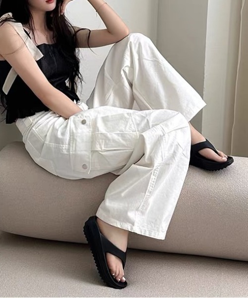 Vipoa(ヴィポア)の「EVA FLIP トングサンダル(サンダル・レディース・アイボリー/ブラック・SMALL/MEDIUM/LARGE)」の15枚目の写真
