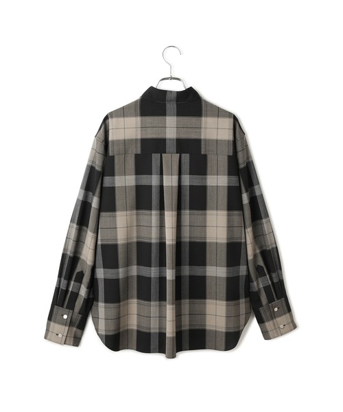 ADAM ET ROPE'(アダムエロペ)の「TWトロチェックシャツ/防シワ(シャツ/ブラウス・レディース・グレー系その他/ブラウン系その他2・FREE)」の16枚目の写真