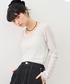 NOGLE（ノグル）の「【NOGLE/ノグル】フロッキードットシア―ロンT（Tシャツ/カットソー・FREE）」
